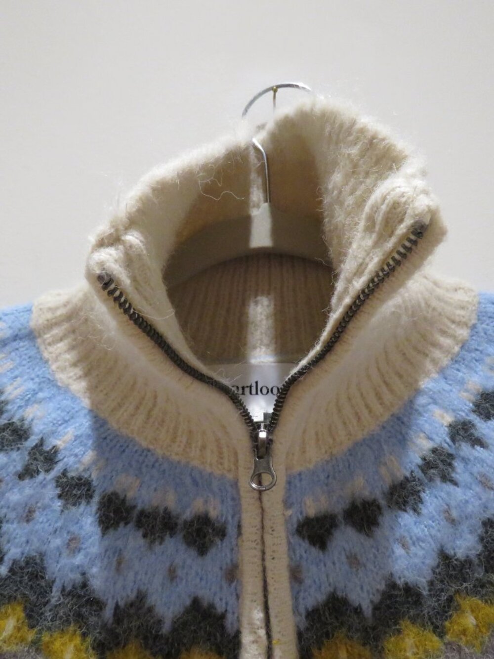 HEARTLOOM Gabriel Fair Isle Knit Sweater Small Scandi Old Money Grandma Nordic - Picture 5 of 13